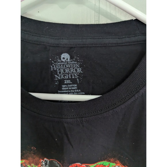 Universal Studios Halloween Horror nights 2021 scare zones 30 years 2XL t-shirt - Picture 2 of 4
